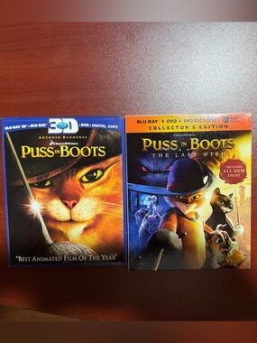 Puss in Boots Saga Blu-ray (3D)+ DVD Collector's Edition